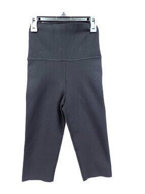 Khaite Black High Compression Short Leggings Womens Size Small